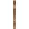 Ekena Millwork 6-in W x 40-in D x 40-in H Balboa Slat Rough Cedar Woodgrain TimberThane Outlooker, Primed Tan OUTUR060X40X40BOA24RCPR - alternate 4